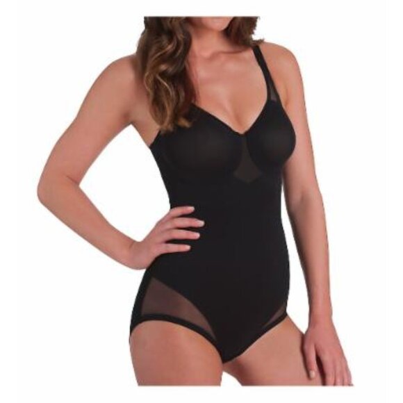 #412 Miraclesuit Women's Sexy Sheer Extra Firm Bodybriefer 2783 - Black - Picture 1 of 1